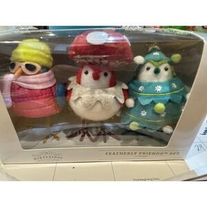 Target 2024 Wondershop Brights Featherly Friends Mini Fabric Christmas birds NWT